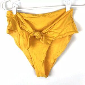 Onia Riviera High Rise Bikini Bottom Yellow Size Large